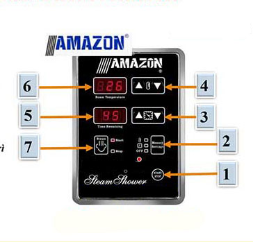 Điều khiển máy xông hơi amazon ARC